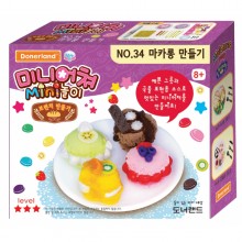 도너랜드 미니어쳐놀이 디저트 마카롱 만들기