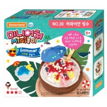 도너랜드 미니어쳐놀이 디저트 하와이안빙수 만들기