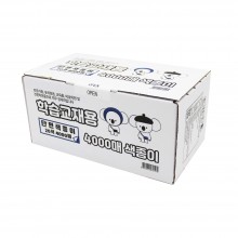 칼라팬시 학습교재용 4000매 20색 단면색종이