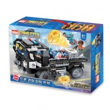 35000 디고블럭 드론 경찰 파워 트럭 352pcs