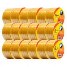 프린텍 포장용 테이프 투명 12mm*20m 4개입(P1220-4) 1box 18pcs